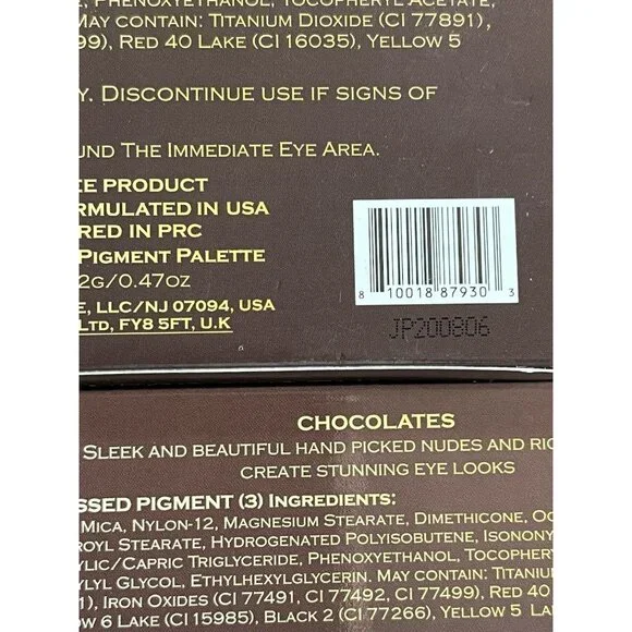 3 Juvia's Place Eyeshadow Palette Lot The Chocolate The Nubian The Festival NIB - Picture 8 of 10